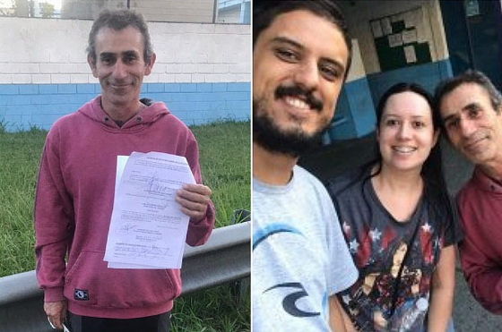 A pessoa que cometeu os crimes utilizou uma identidade falsa com os dados do assistido, Rogerio de Asis de Paula, 47 anos (Foto: DPE/BA)