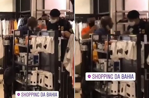 Homem negro teria sido acusado de furto por uma atendente da loja Zara no Shopping da Bahia (Foto: Reprodução)
