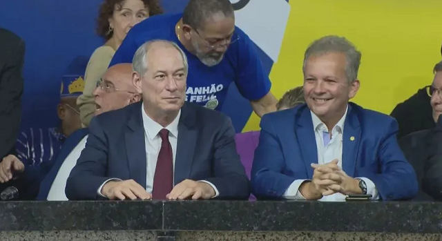 Ciro discursou em evento na sede nacional do Partido Democrático Trabalhista (PDT) (Foto: Reprodução/CNN Brasil)