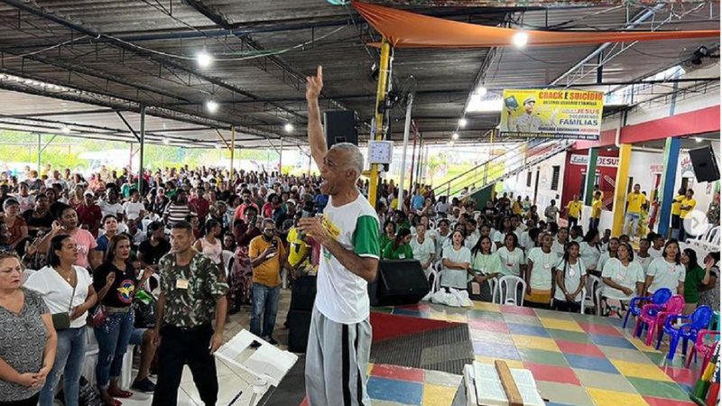 Deputado federal Pastor Sargento Isidoro na Fundação Dr. Jesus - Foto: Reprodução