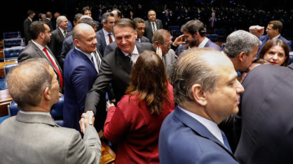 Congresso foi fiador do governo e ganhou protagonismo com gestão indireta do Orçamento (Crédito: Alan Santos/PR)