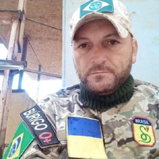 A família do brasileiro Douglas Burigo, 40, disse ter sido informada pela embaixada da morte dele em combate na guerra da Ucrânia (Foto: Arquivo pessoal)