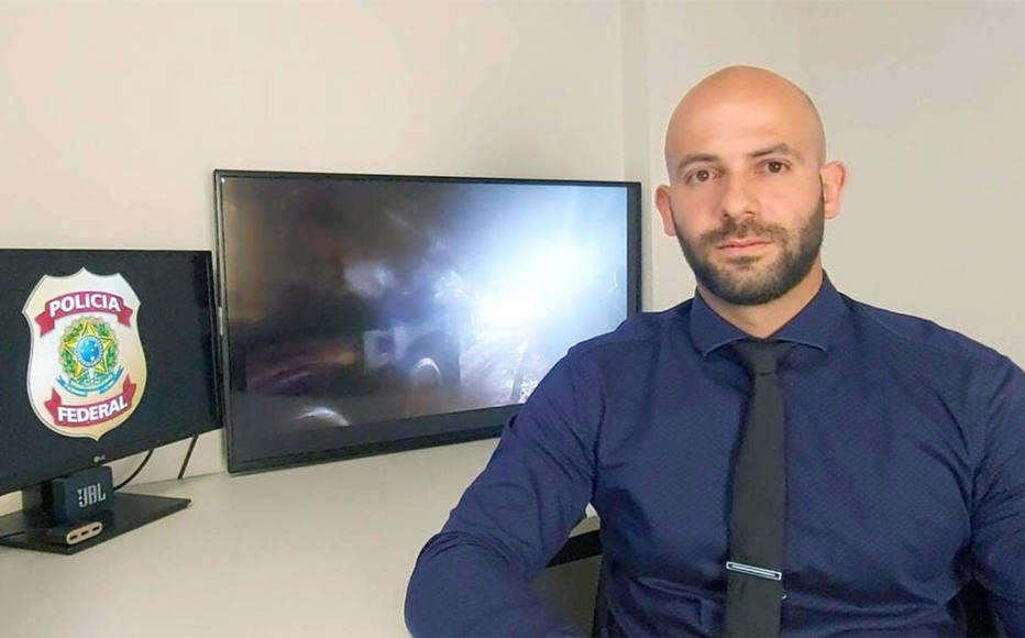 O delegado Roberto Moreira da Silva Filho, de 35 anos, morto durante operação da Polícia Federal no município de Aripuanã, no Mato Grosso © Divulgação / Polícia Federa