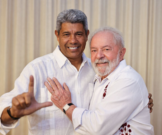 Segundo o AtlasIntel, ACM Neto (UB) foi ultrapassado por Jerônimo (PT), quando este é associado a Lula (Foto: Divulgação/Ricardo Stuckert)
