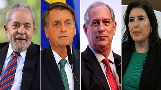 O encontro tem presenças confirmadas de Luiz Inácio Lula da Silva (PT), Jair Bolsonaro (PL), Ciro Gomes (PDT), Simone Tebet (PMDB), Felipe D’Avila (Novo) e Soraya Thronicke (União Brasil) (Foto: Reprodução)