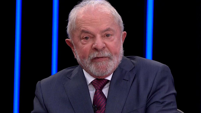 Candidato à Presidência da República do Brasil, Luiz Inácio Lula da Silva (PT) (Foto: Reprodução/TV Globo)