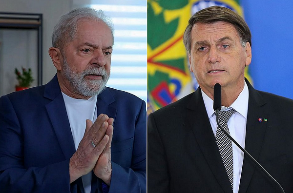 Ex-presidente Luiz Inácio Lula da Silva (PT) e o candidato à reeleição Jair Bolsonaro (PL) (Foto: Ricardo-Stuckert/Divulgação e Fabio Rodrigues Pozzebom/Agência Brasil)