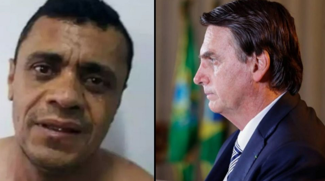 Adélio Bispo e Jair Bolsonaro (Foto: Reprodução/Presidência da República)