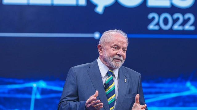 Lula no debate na Band (Foto: Ricardo Stuckert)