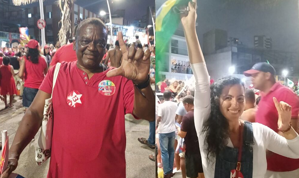 Paulo Sacramento veio de Lauro de Freitas, enquanto Ivana Patrícia veio de Santo Antônio de Jesus (Foto: João Guerra/Ag. A TARDE)