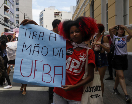 Corte de verbas causou revolta entre estudantes e professores da Ufba (Foto: Rafaela Araújo/Ag. A TARDE)