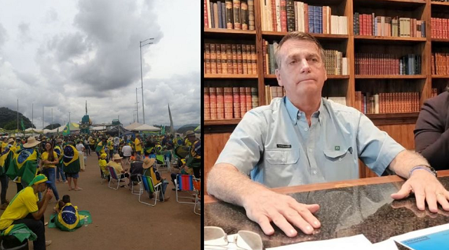 Apoiadores de Bolsonaro se desesperam com choro em live (Foto: Reprodução/Twitter Youtube)