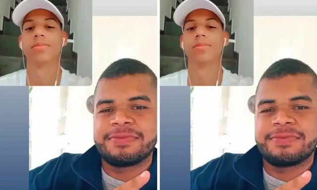 Identificados apenas como Cauã e Samuel, os jovens estavam em um local sem acesso a energia elétrica (Foto: Reprodução/TV Bahia)