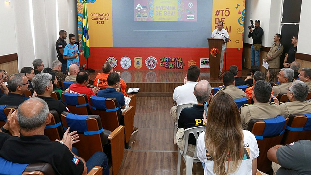 Entre os criminosos com mandados de prisão encontrados no penúltimo dia oficial da festa, estavam três homens envolvidos com homicídios na capital baiana (Foto: Joá Souza/GOVBA)