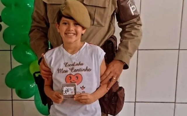 Nicollas Brito Santana morreu após disparo acidental da arma do pai (Foto: Reprodução)