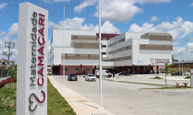 Maternidade Regional de Camaçari (MRC) (Foto: Reprodução/Hyago Cerqueira/Detaque1)