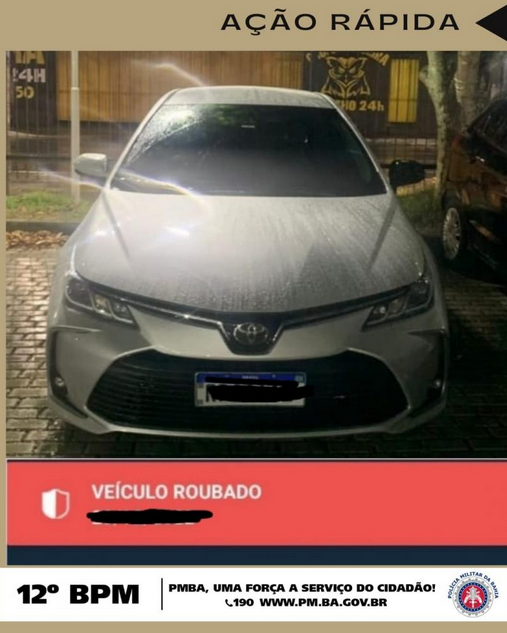 (Foto: Divulgação / ASCOM / 12° BPM)