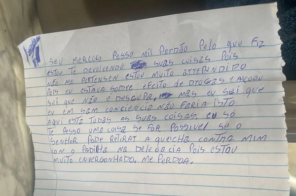 A Polícia Militar informou que o suspeito não foi preso (Foto: Reprodução)