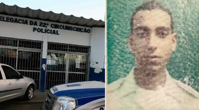 Policial foi identificado como Leandro Santos dos Reis (Foto: Reprodução)