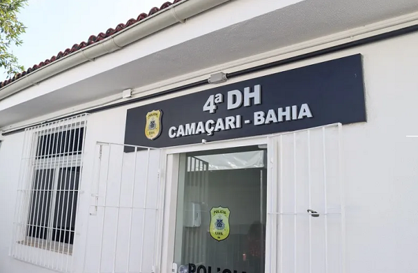 A 4ª Delegacia de Homicídios (DH) de Camaçari investiga o crime (Foto: Reprodução)