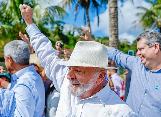 Lula em Ilhéus (Foto: Ricardo Stuckert/PR)