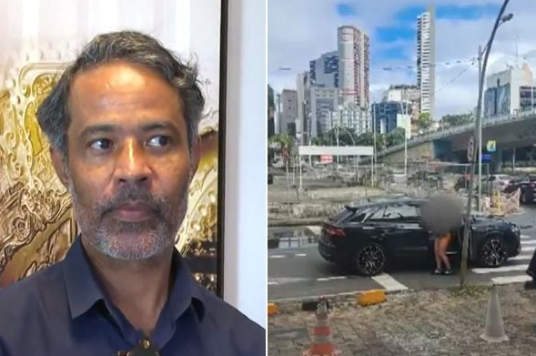 Homem morto na Tancredo Neves era dono de carro que atropelou agente da Transalvador (Foto: Reprodução/TV Bahia)
