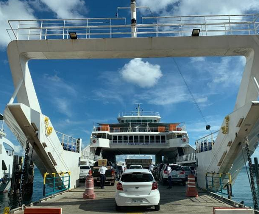 No Sistema Ferry-Boat, as tarifas terão uma variação percentual de 6,43% (Foto: Reprodução)