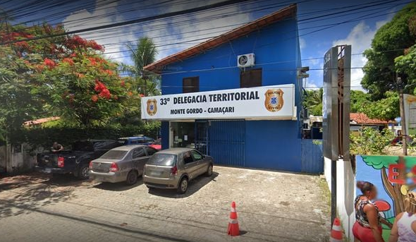 Delegacia de Monte Gordo, Camaçari (Foto: Reprodução)