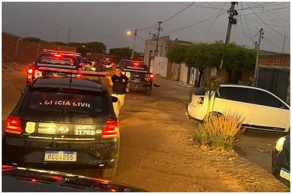 Polícia Civil esteve nas ruas em três cidades baianas, Camaçari entre elas. Crédito: Divulgação