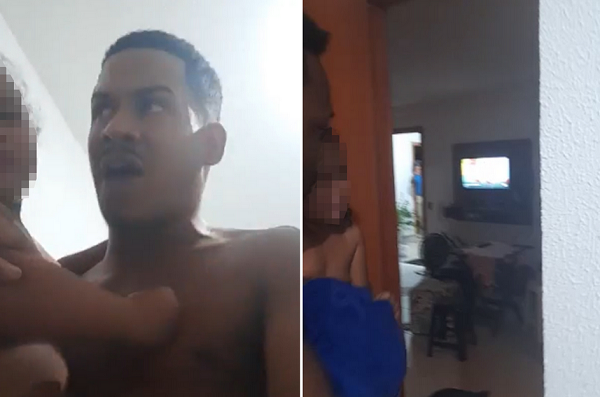 Homens estariam fugindo da polícia quando entraram no imóvel e passaram a fazer exigências (Foto: Reprodução)