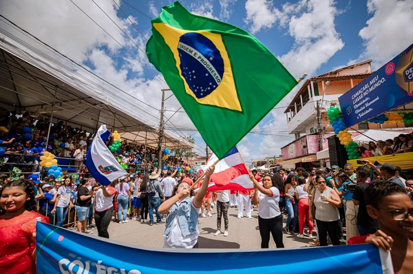 O desfile da Gleba E abre a série de celebrações cívicas que acontecem no mês de setembro (Foto: Divulgação)
