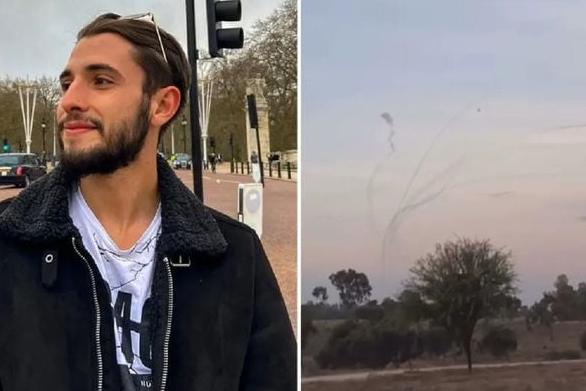 Gaúcho Ranani estava em rave quando começou bombardeio (Foto: Reprodução