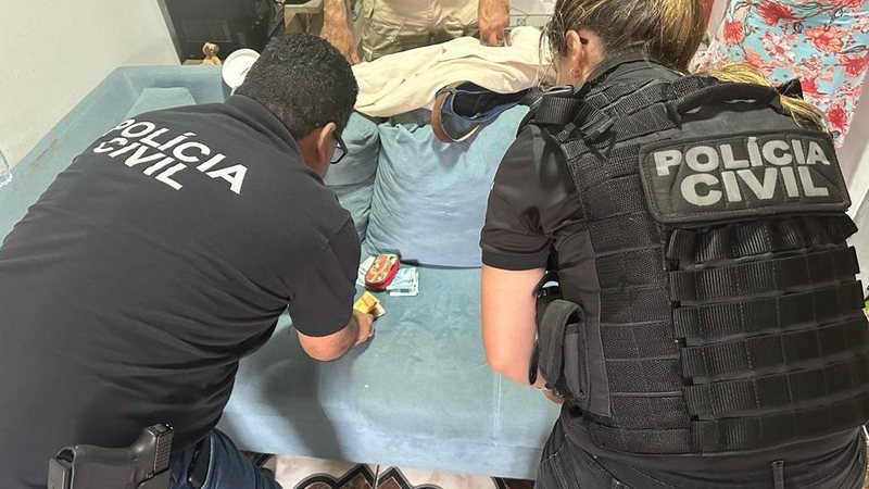A operação foi deflagrada por unidades da Polícia Civil no interior da Bahia e em uma unidade prisional de São Paulo - Bnews - Divulgação Divulgação - Polícia Civil