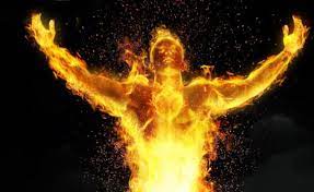 Depois que os apóstolos - em forma de Fogo - receberam o Espírito em Pentecostes, eles passaram a ter uma paixão que dura uma vida e impele-os a proclamar a palavra de Deus com ousadia (Atos 4:31). Ilustração: Google