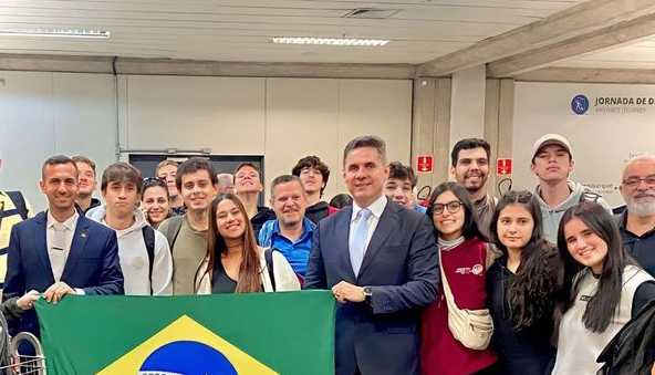 Novo grupo de repatriados de Israel chegou ao Brasil (Foto: Divulgação/FAB)