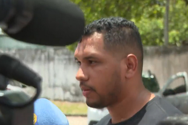 Victor Gabriel Oliveira, de 24 anos, quarto suspeito de envolvimento na morte da cantora gospel Sara Mariano (Foto: Reprodução/TV Bahia)