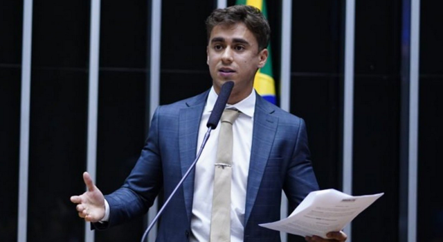 Deputado federal Nikolas Ferreira (PL) (Foto: Pablo Valadares/Câmara dos Deputados)