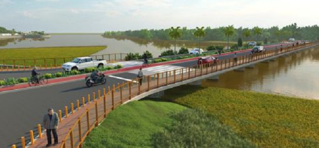 Via de acesso à ponte da Ilha do Meio será interditada (Foto: Divulgação)