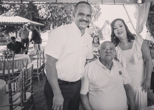 Pai da primeira-dama Ivana Paula, o senhor Pedro de Souza Filho, de 79 anos de idade (Foto: Divulgação)