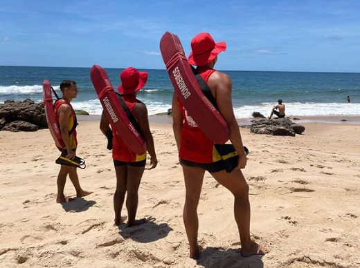 Bombeiros alertam para os cuidados nas praias durante o verão (Foto: Divulgação/SSP)