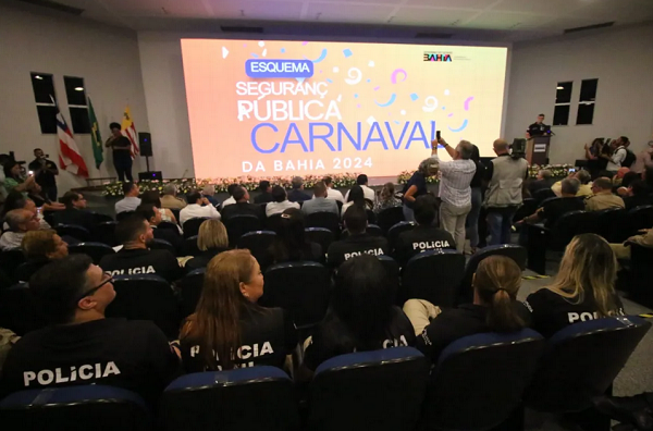 SSP apresentou esquema de segurança na manhã desta terça (Foto: Divulgação/SSP-BA)