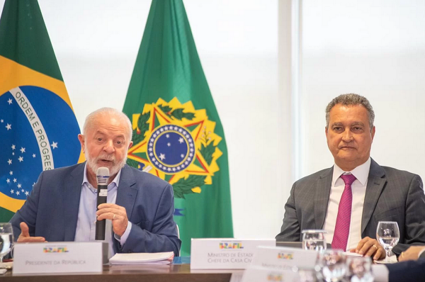 Presidente Lula ao lado do ministro da Casa Civil, Rui Costa (Fogo: Hugo Barreto/Metrópoles @hugobarretophoto)