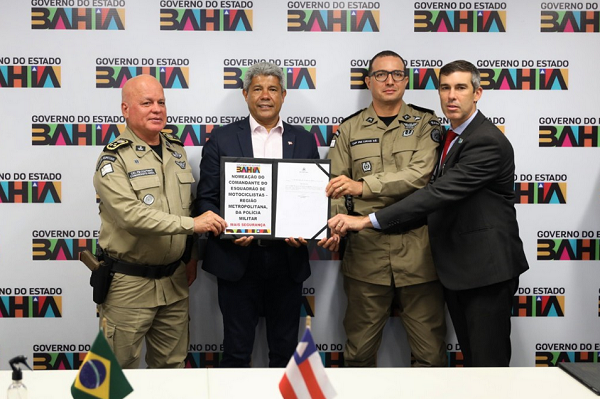 A unidade será sediada no aquartelamento do 12º Batalhão de Camaçari (Foto: Mateus Pereira/GOVBA)