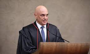 Ministro do STF fez discurso a alunos da USP sobre ataques à democracia brasileira. Moraes afirmou que milícias digitais atuam para desacreditar o Judiciário e as eleições - Foto: Antônio Augusto / Secom - TSE