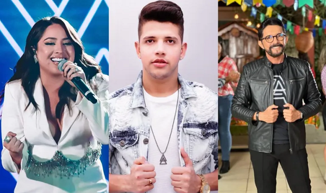 Mari Fernandez, Nadson o Ferinha e Adelmario Coelho estão entre as atrações do Camaforró 2024 (Fotos: Divulgação)