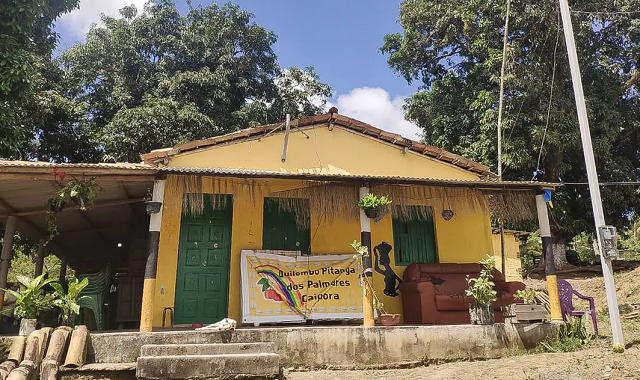 Casa da Mãe Bernadete, liderança do Quilombo Pitanga dos Palmares, assassinada na Bahia (Foto: Janaína Neri)