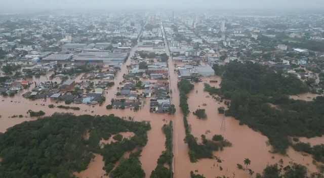 Chuvas no Rio Grande do Sul (Foto: Defesa Civil/RS)
