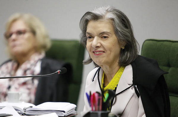 Magistrada ainda enalteceu atuação do antecessor Alexandre de Moraes à frente da Corte Eleitoral (Foto: Felipe Sampaio/SCO/STF)