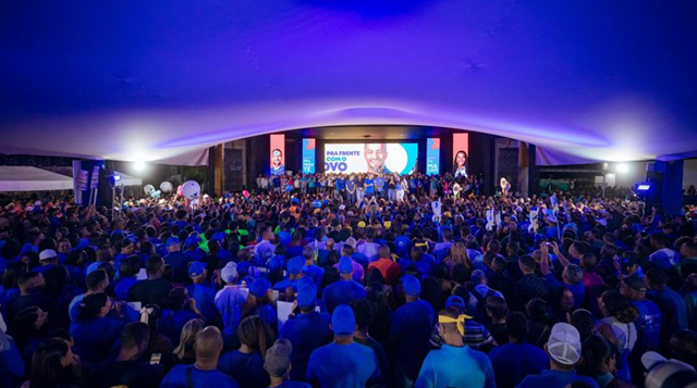 A confirmação da candidatura aconteceu durante uma convenção realizada no Clube Social e Desportivo de Camaçari (Foto: Divulgação)