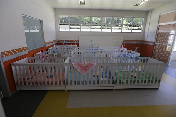 Espaço conta com espaço para bebês (Foto: Arisson Marinho/CORREIO)